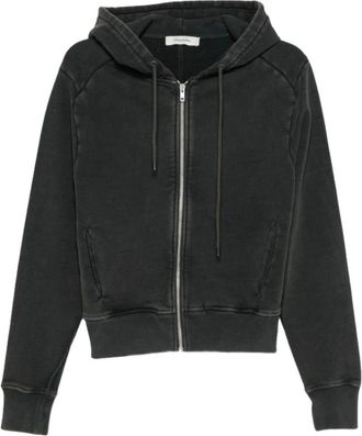 Entire studios Zip-through Sweatshirt - Dames - Vesten met rits - Zwart - S - Hoodies & sweatvesten