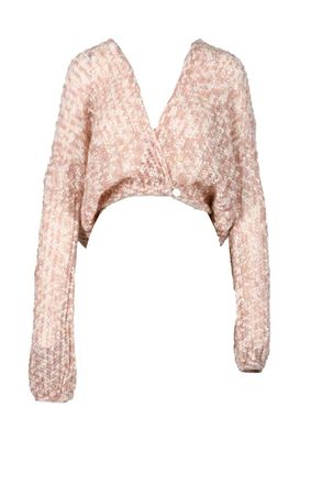 Forte_Forte Mohair/Cotton Cardigan - Pink