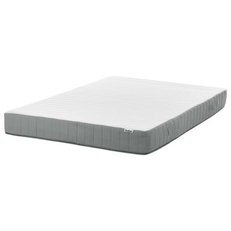 Beliani Beliani - Colch&oacute;n De Muelles Ensacados Con Asas Relleno De Espuma Viscoel&aacute;stica Firmeza Media Funda Extra&iacute;ble 7 Zonas Acolchado 140 X 200 Cm Cushy