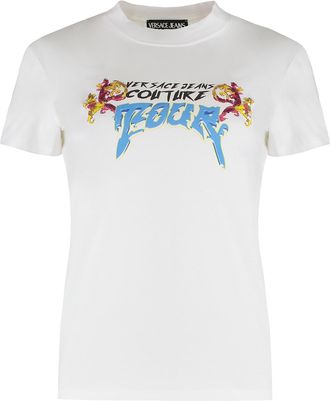 Versace Jeans Couture Logo Print T-shirt