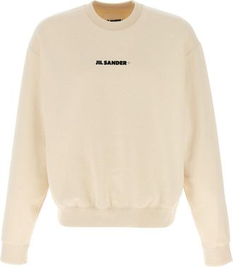 Jil Sander Beige Logo Print T-shirt