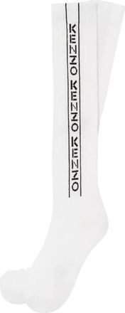 Kenzo Hoge Sokken - unisex - Sokken - Wit - XS - Katoen - Ondergoed