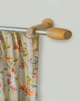 Garesa Gardinenstange »Sera« 1 läufig-läufig Fixmass Fixlänge 120, 160, 200 cm, mit Gleiter