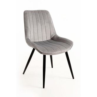 Regalos Miguel Regalos Miguel - Packs Sillas Comedor - Pack 4 Sillas Lene Terciopelo - Gris Claro