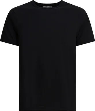 Merz b. Schwanen Loopwheeled T-Shirts Nero-Uomo