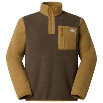 The North Face Yumiori 1/4 Zip Fleecepullover f&uuml;r Herren | braun