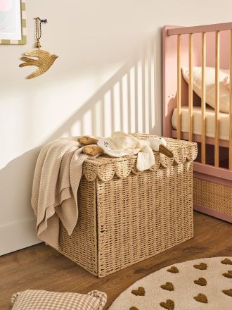 Vertbaudet Grosser Kinderzimmer Aufbewahrungskoffer FESTON schnur