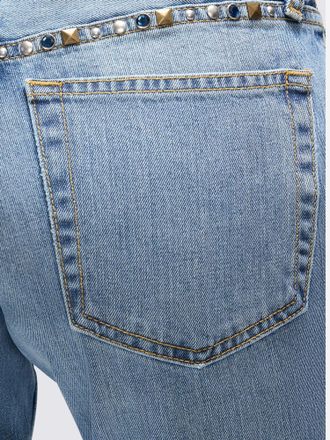 Re/Done Mid-Rise Bootcut Denim Jeans - Blue