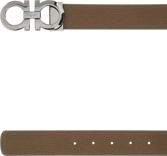 Ferragamo Mens Belt Brown Calf