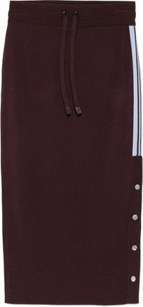 Pinko Drawstring Side-stripe Skirt