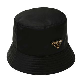 Prada Vissershoed - Dames - Accessoires - Zwart - Maat: L Katoen