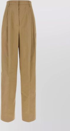 Prada cotton trousers with back pockets and belt loops
