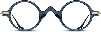 Matsuda The Lifesaver Round Frame - unisex - Brillen - Blauw - 41 MM - Accessoires