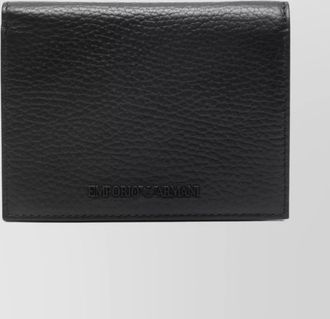 Emporio Armani luxurious textured leather wallet