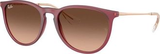 Ray-Ban Pink Gradient Brown Phantos Ladies Sunglasses RB4171F 6815A5 57