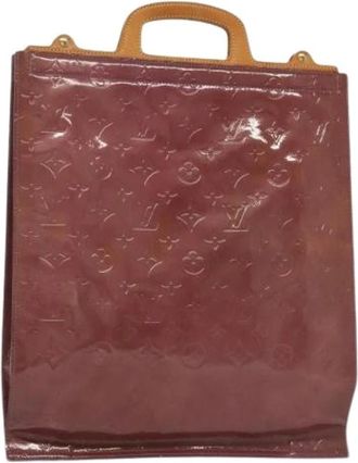 Louis Vuitton Tweedehands leren Louis Vuitton tassen - Dames - Vintage Shopper - Paars - ONE Size - Leer - Vintage