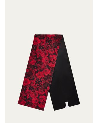 Michael Kors Rose Silk-Blend Stole