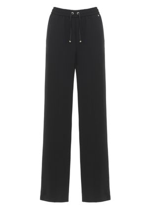 Herno Black Satin Pants