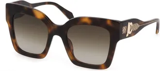 Just Cavalli SJC019V 0U62 Womens Sunglasses Tortoiseshell Size 52