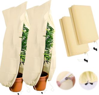 OEM Funda De Invierno De 2 Piezas Para Plantas De Exterior, 120 X 180 Cm. Funda Transpirable Y Reutilizable Para &Aacute;rboles, Palmeras Y Balcones