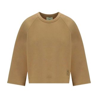 Max Mara Vasto Sweatshirt - Dames - Sweatshirts - Bruin - S - Hoodies & sweatvesten