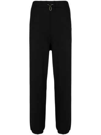 Palmers logo-embroidered cotton track pants - Black