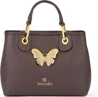 Braccialini Sieraadversierde Beth Handtas - Dames - Handtassen - Bruin - ONE Size - Tassen