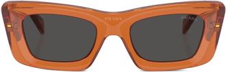 Prada cat-eye frame sunglasses - women - Acetate - 50 - Orange