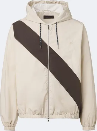 Wales Bonner Kalpa hooded cotton-blend jacket