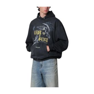 Represent Jumpers - male - REPRESENT - Hoodies - Black - XL - Sweatshirts & Hoodies