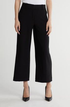 Amanda + Chelsea Straight Leg Pants in Black at Nordstrom Rack, Size 10
