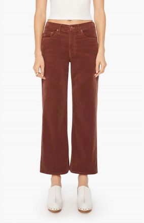 Mother Mid Rise Maven Ankle Cord Jeans In Aztec