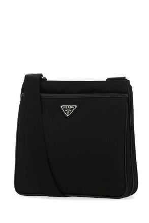 Prada Mens Black Re-Nylon Crossbody Bag F0002 Poliammidericiclata-Vitello Borse A Tracolla