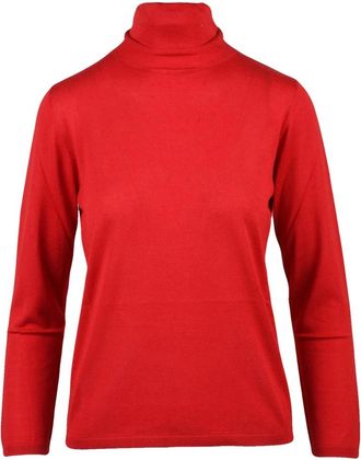KANGRA Sottogiacca Turtleneck - Dames - Coltruien - Rood - M - Kasjmier - Truien & Vesten