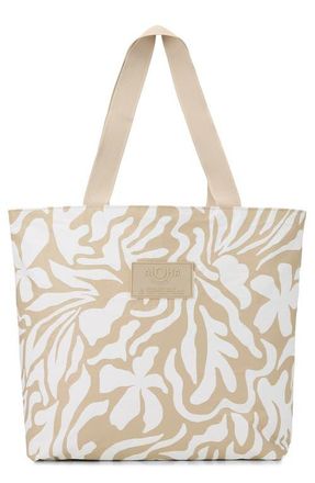 Aloha Collection Day Tripper Float Water Resistant Tote in Latte at Nordstrom