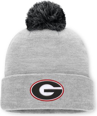Nike Georgia Peak Nike Mens College Cuffed Beanie in Grey | NC1606GGBN-C9K