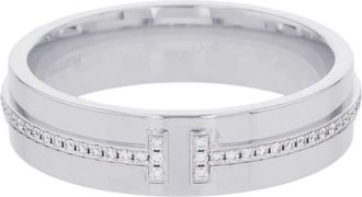 Tiffany & Co. White Gold (18K) Band Ring (Pre-Owned)