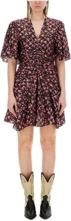Isabel Marant Kleedjes, Dames, Veelkleurig, M, Lienne Dress