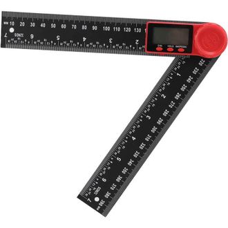 OEM Regla Digital De &Aacute;ngulos 2 En 1 - 200 Mm, Ligera Y Pr&aacute;ctica, Pantalla Digital Precisa, Herramienta De Medici&oacute;n De &Aacute;ngulos De Pl&aacute;stico Negro