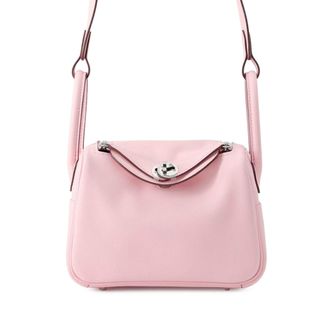 Herm&egrave;s Rose Sakura Mini Swift Lindy 20