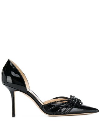 Jimmy Choo London Pumps Kaitence con fiocco - Nero