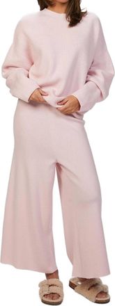 In The Mood For Love Kora Tricot Pant In Powder