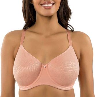 Affinitas Pearl Non-padded Seamless Minimizer Bra in Peach Beige at Nordstrom, Size 36Dd