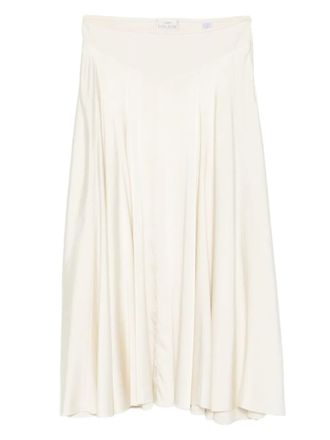 Forte_Forte panelled midi skirt - women - Fabric - 00 - Neutrals