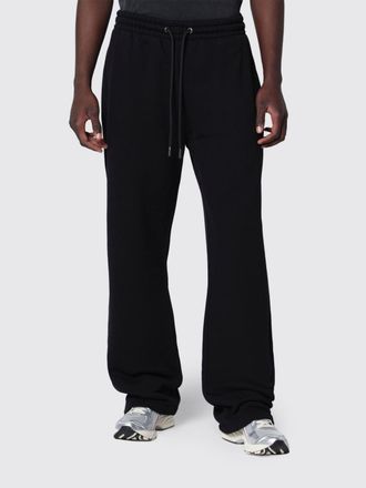 Off-white Pantaloni jogging in cotone con iconiche bande Diagonals