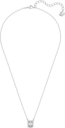 Swarovski Ketting Unisex Millenia Octagon Hanger Wit Rhodium 5599177 - unisex - Kettingen - Grijs - ONE Size - Accessoires
