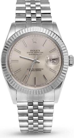 Rolex Pre-owned Rolex Datejust Automatic Chronometer Silver Dial Unisex Watch 16014 SSJ