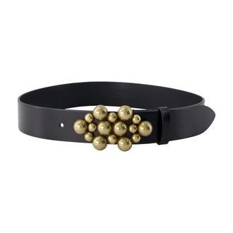 Isabel Marant Vickia Gb Riem - Dames - Riemen - Zwart - 75 CM - Leer - Accessoires