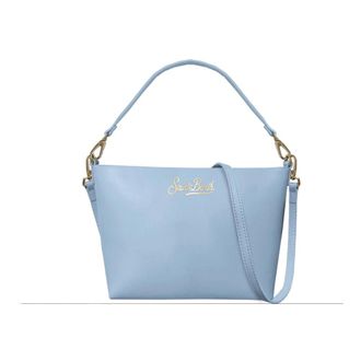MC2 Saint Barth Shoulder Bags, female, Blue, Size: ONE SIZE Aline Pochette Bag