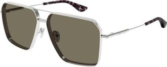 Alexander McQueen Heren, Accessoires, Grijs, Maat: 60 MM Nylon